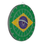 ブラジル国旗 ダーツボード (正面左)