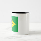 ブラジル国旗 ツートーンマグカップ (中央)