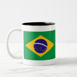 ブラジル国旗 ツートーンマグカップ