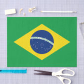 ブラジル国旗 ティッシュペーパー 薄葉紙 (クラフト)