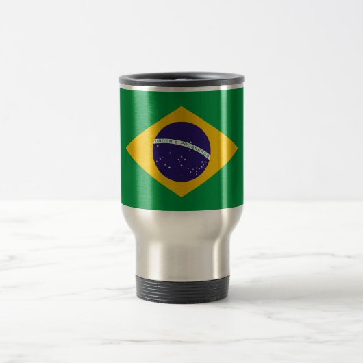 ブラジル国旗 トラベルマグ (中央)