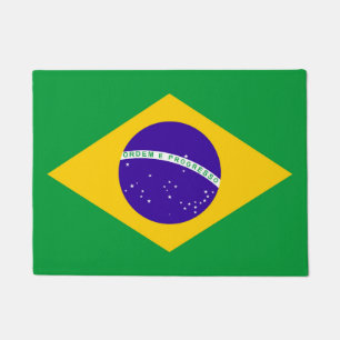 ブラジル国旗 ドアマット