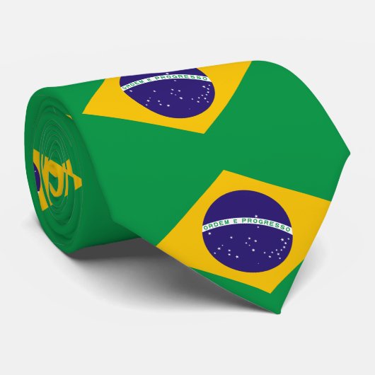 ブラジル国旗 ネクタイ (ロール)