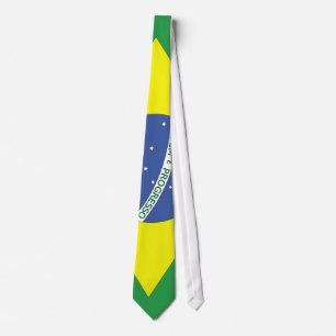 ブラジル国旗 ネクタイ