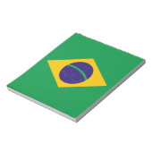 ブラジル国旗 ノートパッド (回転)