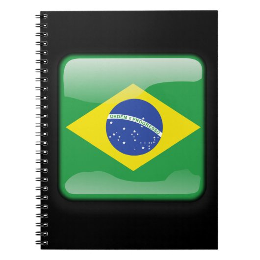 ブラジル国旗 ノートブック (正面)