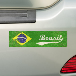 ブラジル国旗 バンパーステッカー