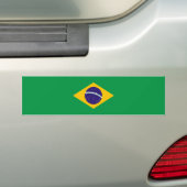 ブラジル国旗 バンパーステッカー (車上)