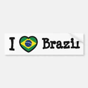 ブラジル国旗 バンパーステッカー