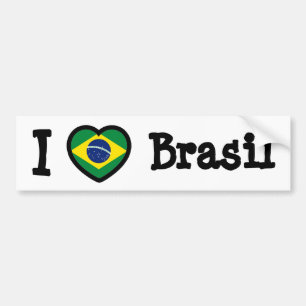 ブラジル国旗 バンパーステッカー