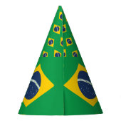 ブラジル国旗 パーティーハット (裏面)