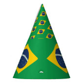 ブラジル国旗 パーティーハット (左)