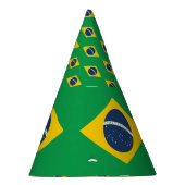 ブラジル国旗 パーティーハット (右)