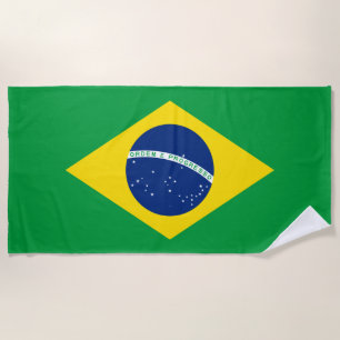 ブラジル国旗 ビーチタオル