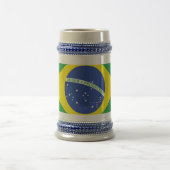 ブラジル国旗 ビールジョッキ (中央)