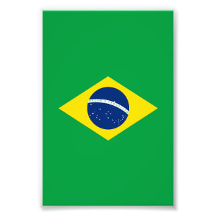 ブラジル国旗 フォトプリント