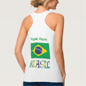 ブラジル国旗 ブラジル オーダーメイド タンクトップ (裏面)