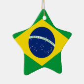 ブラジル国旗、ブラジル セラミックオーナメント (右)