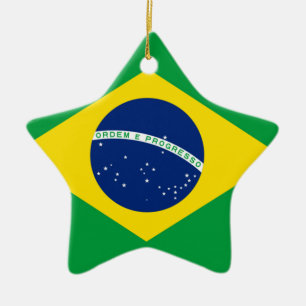 ブラジル国旗、ブラジル セラミックオーナメント