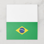 ブラジル国旗 プレイスカード (外部開封)