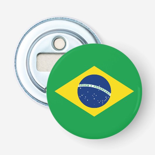 ブラジル国旗 ボトルオープナー 愛国心 (正面)