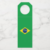ブラジル国旗 ボトルネックタグ (正面)