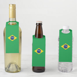 ブラジル国旗 ボトルネックタグ