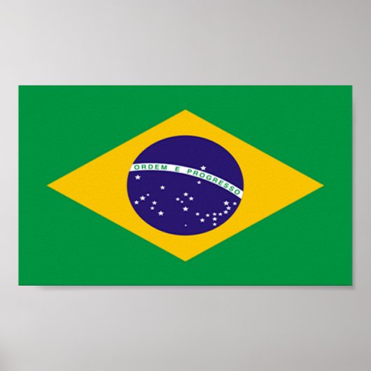ブラジル国旗 ポスター (正面)