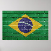 ブラジル国旗 ポスター (正面)