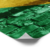 ブラジル国旗 ポスター (角)