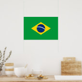 ブラジル国旗 ポスター (キッチン)