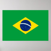 ブラジル国旗 ポスター (正面)