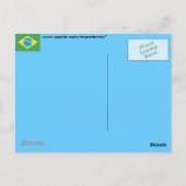 ブラジル国旗 ポストカード (裏面)