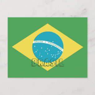 ブラジル国旗 ポストカード