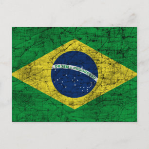 ブラジル国旗 ポストカード