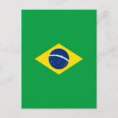 ブラジル国旗 ポストカード (正面)