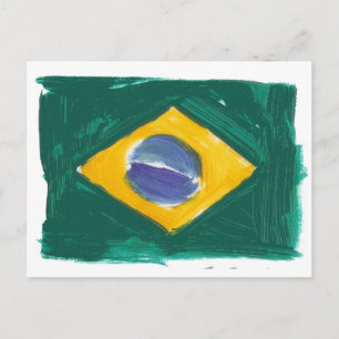 ブラジル国旗 ポストカード