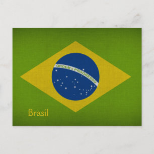 ブラジル国旗 ポストカード