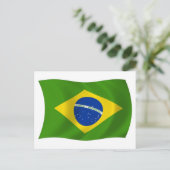 ブラジル国旗 ポストカード (スタンド正面)