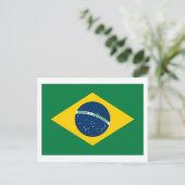 ブラジル国旗 ポストカード (スタンド正面)
