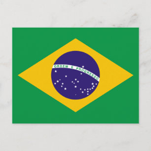 ブラジル国旗 ポストカード
