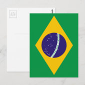 ブラジル国旗 ポストカード (正面/裏面)