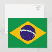 ブラジル国旗 ポストカード (正面/裏面)