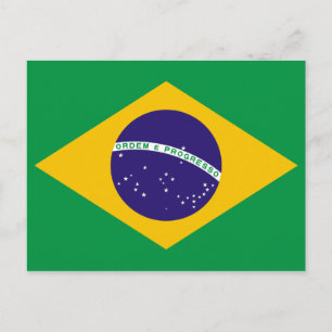 ブラジル国旗 ポストカード
