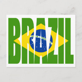 ブラジル国旗 ポストカード