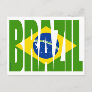 ブラジル国旗 ポストカード