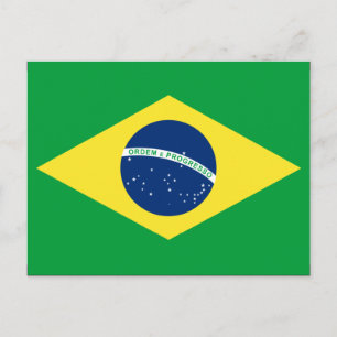 ブラジル国旗 ポストカード