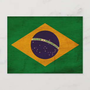 ブラジル国旗 ポストカード