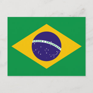 ブラジル国旗 ポストカード