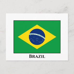 ブラジル国旗 ポストカード